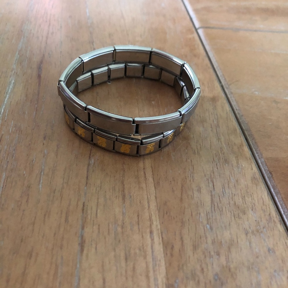 Stainless steel elastic bracelets